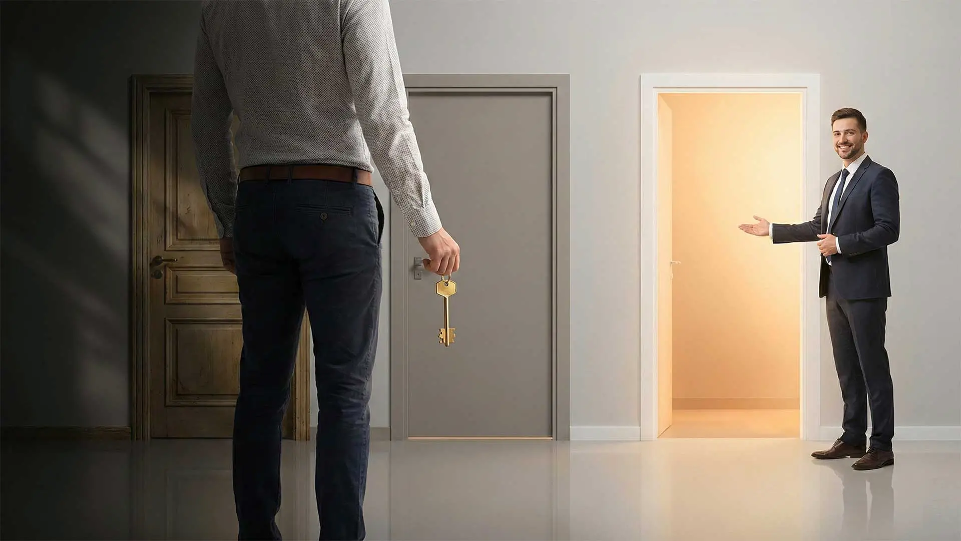 Financial Advisor Pointing At Growth Chart